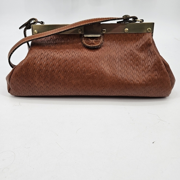 Patricia Nash Twisted Woven Embossed Ferrara in Tan - Picture 1 of 8